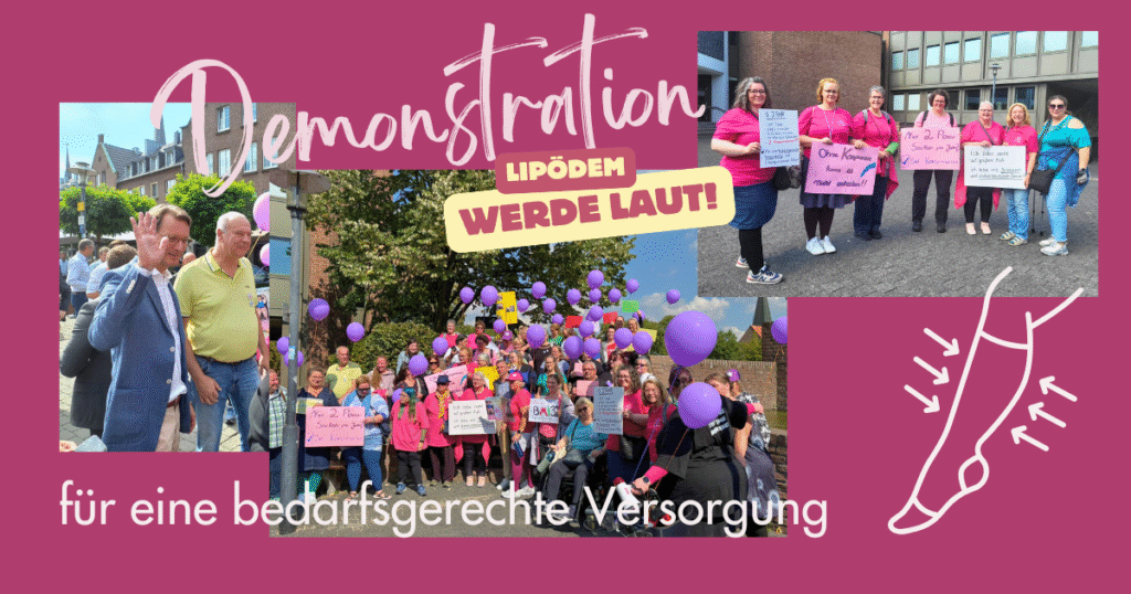 Demo in Wesel für eine bedarfsgerechte Versorgung bei Lipödem